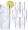 Taylor & Brown Clear Crystal Effect Plastic Highball Whiskey Wine Champagne Flute Glasses Drinks Cups Reusable for Parties, Weddings, Outdoor Events, BBQ and Picnics (6, Highball)