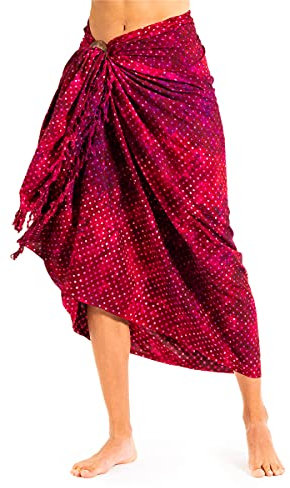 PANASIAM Sarong B505 red dot, L