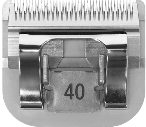Aesculap Scherkopf SnapOn | Größe40, 0,25 mm Schurhöhe, 40 mm Scherbreite, Kohlenstoffstahl, für alle SnapOn-Maschinen, Made in Germany