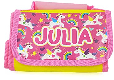 Kühltasche mit Namen, faltbar, mit Isoliermaterial im Inneren (Julia)