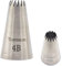 Tumtanm 4B Nozzle Large Drop Flower Piping Tip, Large Seamless Stainless Steel Icing Piping Nozzle Tip #4B