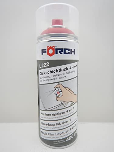 4 in 1 RAL 3000 FEUERROT ROT DICKSCHICHTLACK LACK SPRAY SPRAYDOSE 400ML (1)