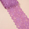 3 Yards Elastizität Spitzenbordüre Spitzenband,8cm Breite Bunte Spitzen-Blumen Borte Dekoband Zierspitze Zierband Spitzenstoff Spitzenborte für Nähen DIY Handwerk Kleidung Unterwäsche,Fuchsie