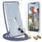 UYMO Handykette Hülle mit Band Für iPhone 14 6.1 - Necklace Transparent Handyhülle Case mit Schnur Abnehmbar,Schutzhülle zum Umhängen Kordel,blau