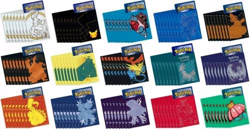 Pokemon Card Sleeves - 1x Packet of 65 Elite Trainer Sleeves (One Packet, Random Design) + x TitanCards® Toploader