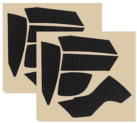 2 Ensembles Ruban Adhésif pour Souris Compatible avec Logitech G502 Filaire/G502 Souris de Jeu sans Fil Absorption de la Sueur Paume 0.8mm Épaisseur Souris Peaux Antidérapantes