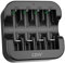 czvv Caricatore di Batterie Ricaricabili Litio 1,5V, 4-Slots per Pile AA AAA, Funzione di Ricarica Rapida, Ingresso di Tipo C, Ricarica rapida 2H, Protezione da Sovraccarico (Nero)