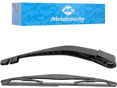 Metalcaucho 68243 Heckscheibenwischer + Arm Hinten 315mm Kompatibel mit BMW 1 Schrägheck F20 1 Schrägheck F21, OPEL Adam M13