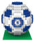 FOCO Offizielles Lizenzprodukt Chelsea FC BRXLZ XL-Steine 3D-Fußball-Aufbau BAU-Set