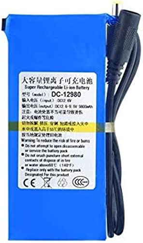 Li ION DC 12v 12.6v Battery Pack Lithium Rechargeable + On/Off Switch BMS 4800/6800/8000/9800/15000/20000mah DC-121500,DC-12980