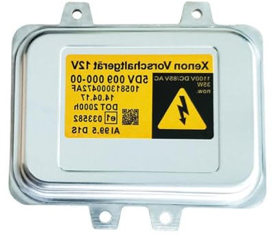 Kompatibel mit D1S 5DV00900000 12767670 15782392 35W 12V 8000LM Auto Xenon HID-Vorschaltgerät Zündeinheit Scheinwerfer Vorschaltgerät Ersatzmodul mit langem Kabel Zünder für Nebel