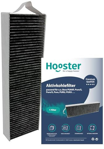 1 filtro de carbón activo para Bora Pure PUAKF | Filtro compatible con placa de cocción Bora PURU o PUXU
