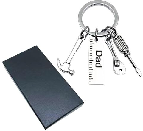 APLVFFZH Porte-clés fête des pères, cadeau de fête des pères, porte-clés DIY pour Papa Papa Papa, Lettre papa
