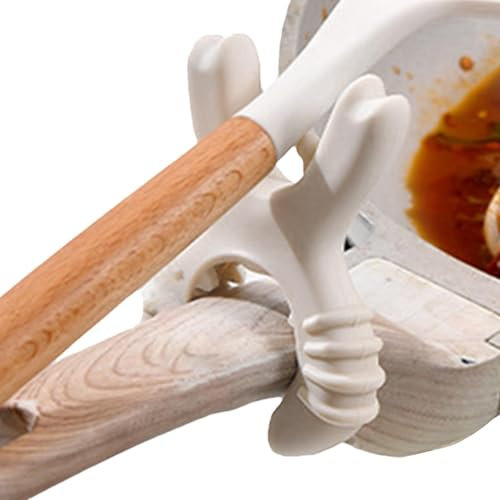 Raypontia Crab Utensil Holder, Spoon Rest | Crab Spoon Holder | Crab Spoon Holder, Cute Silicone Kitchen Utensil Holder, Pot Clip for Kitchen