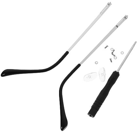 HAWILLOSCH Ersatz Brillenbügel Metall Federschenkel Silber Für Sonnenbrillen Myopiebrillen Brillenreparatur