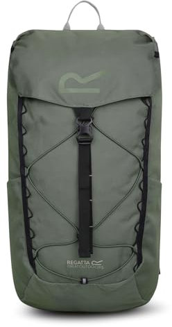 Regatta Rucksack Survivor 25 l aus reflektierendem, strapazierfähigem und strapazierfähigem Stoff – perfekt für Spaziergänge, Wandern, Camping und Trekking, grün, L, Casual