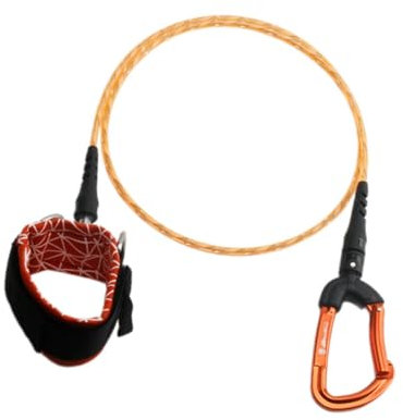 perfk Freediving Lanyard Lash Security Seil Armband Armband Tauchseil Antilost -Sicherheitskabel für Unterwassersportausrüstung