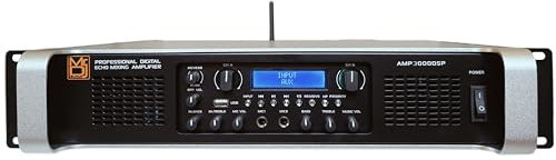 MR DJ AMP3000DSP 2Ch Class AB 3000W PA DJ Power Amplifier Onboard DSP Bluetooth USB