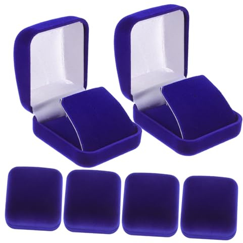 Supvox 6stücke Anstecknadel-Display Anstecknadel-etui Quadratischer Schmuckbehälter Anstecknadel-Box Münzpräsentationsbox Einzelabzeichen-präsentationsbox Anstecknadel-displaybox Medaille