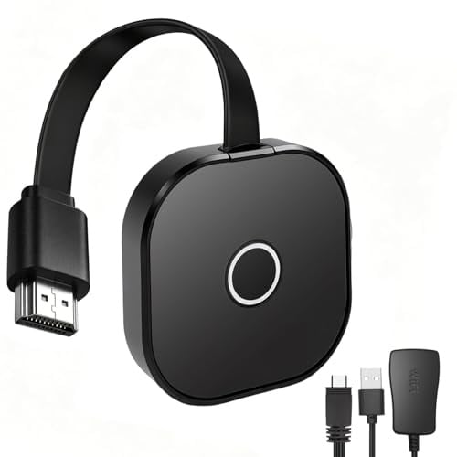 Dongle HDMI wireless 5G Dongle WiFi 4K Adattatore per display wireless con mirroring dello schermo per TV Android iOS Windows Mac Supporto DLNA Airplay Miracast