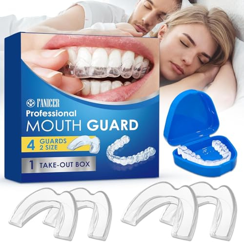 4 Protectores Bucales Anti-Ronquidos - Férula Dental Anti-Bruxismo
