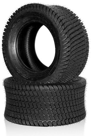 AutoForever 23 x 10.5 12 Pneus de Tondeuse à Gazon Gazon de Golf Cart 23 x 10.50 X 12 Gazon Tread Tracteur 4 Plis Pneu, Lot de 2