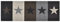 vidaXL Küche Bodenmatte Waschbar rutschfest Fußmatte Läufer Flurteppich Teppich Küchenläufer Teppichläufer Küchenteppich Stern 45x150cm