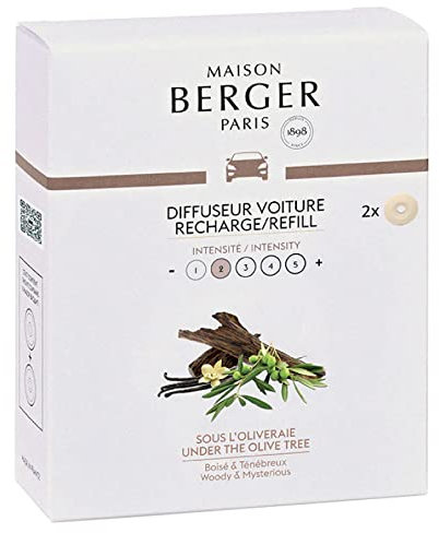 MAISON BERGER - Set mit 2 Nachfüllpackungen für Auto-Diffusor-Diffusor.