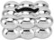 Firlar Taschentuchbox Halter Galvanisierte Keramik Taschentuchbox Etui Kosmetiktuchspender Box für Bad und Tisch Elegant (Silber)