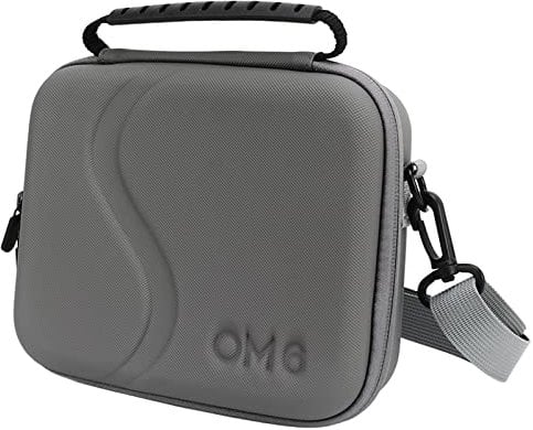Case for Osmo Mobile 6, PU Leather Portable Storage Case Shoulder Bag for DJI OM 6, Smartphone Gimbal Stabilizer Accessories