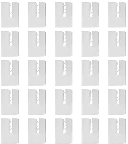 25pcs Radiator Anti Vibration Inserts TPU Rubber Compact Universal Radiator Bracket Home Radiator Bracket Protector Packer Radiator Anti Vibration Fitting(White)