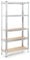 Wiltec Scaffale per carichi pesanti zincato 180x90x40cm 875 kg Sistema a incastro Acciaio 5 ripiani