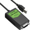 innomaker USB auf Stecker DB9 Serielles Kabel FTDI FT230 Chip USB auf RS232 Konverter Adapter Signal Netzteil Isolierung unterstützt Windows 11,10 XP, Mac OS, Android, Linux