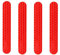 XEBRAD wasserdichte Abdeckung for Vorder- und Hinterrad, effektiver Aufkleber, for Ninebot MaxG30 Elektroroller, Warnung, staubdichte, reflektierende Aufkleber Reflektorstreifen(Max g30 Red)