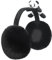 Couvre-oreilles Panda en Fausse Fourrure Cache-oreilles Chaud Mignon pour Femmes Oreillettes anti-froid Pliable Coupe-vent d'Hiver pour Ski Vélo en Plein Air