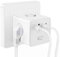 Multiprise USB Cube sans Fil 8 en 1, 4000W 16A, 4 Prises AC, 2 USB et 2 Type C, Bloc Multiprise Murale avec Interrupteur et Voyant, Chargeur Électrique