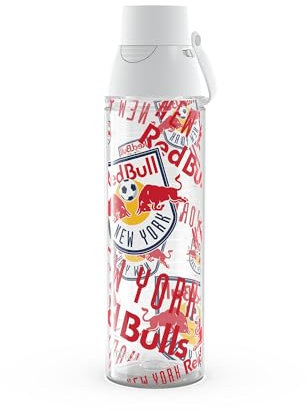 Tervis Venture Lite MLS New York Red Bulls - All Over Made in USA Double Walled Insulated Tumbler Travel Cup Keeps Drinks Cold & Hot, 24oz Water Bottle, Classic