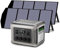 ALLPOWERS R2500 Set Solargenerator mit 2x 140W Solarpanel, LiFePO4 Akku, 2500W Tragbare Powerstation, 4x 230V AC Steckdosen mit 2016Wh Akku LFP Powerstation für Stromausfall, Camping, Wohnmobil