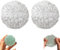 2 Stück Handmade Pressure Relief Balls, Antistressball für Hände, Formbare Vakuum-Ball Stressbälle, Squishy Stressball, Anti Stress Bälle, Stressballs für Kinder und Erwachsene (Klar)