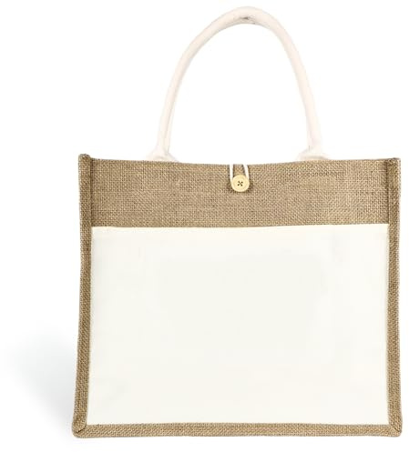 Anicy Jutebeutel Personalisiert Jutebeutel zum Bemalen, Jutetasche shopper Tote Bag Jutetaschen Geschenke