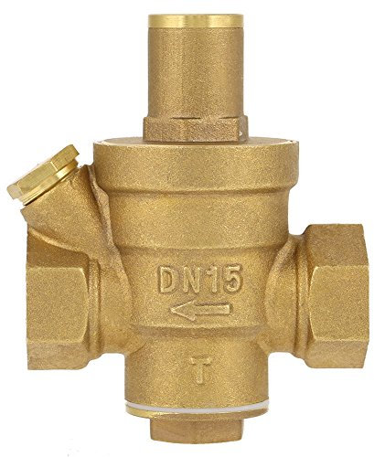 1/2 DN15 Adjustable Water Pressure Reducing Regulator Valve Relief Valve Plumbing Tool Thread Manual Valve