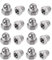 TERF® M6 Dome Cap Nuts M6 (6mm) Steel Dome Cap Hex Nut Head Acorn Nuts Cover - Pack of 20