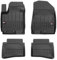Fußmatten Gummimatten kompatibel mit Hyundai i20 II 2014-2020 OMAC Premium 3D Schwarz TPE Gummi