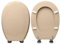 HYDRO HOME Tavoletta Wc Compatibile con PIEMONTE e PIEMONTESINA POZZI GINORI, Copriwater In Legno Rivestito Con 2 mm Di Resina, Cerniere Fissaggio Dal Basso MADE IN ITALY (VISONE)