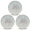 Yatinkim 8.5cm Decorative Orbs 3pcs Glass Mosaic Balls Vases Dining Table Centerpieces House Living Room Coffee Table Tray Sphere Decor White
