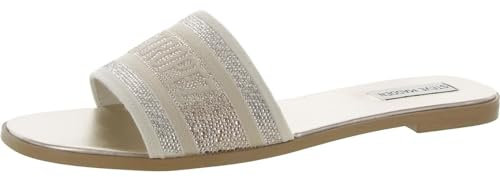Steve Madden Damen Knox Sandale, Goldfarbene Strasssteine, 40 EU