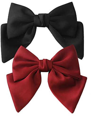 Fermaglio Capelli per Ragazza Fermagli per Capelli Con Fiocco Grande Accessori per Capelli Fiocco Mollette per Capelli Donna In Raso Fiocchi per Capelli Con Chiusura Clip per ragazze e bambini