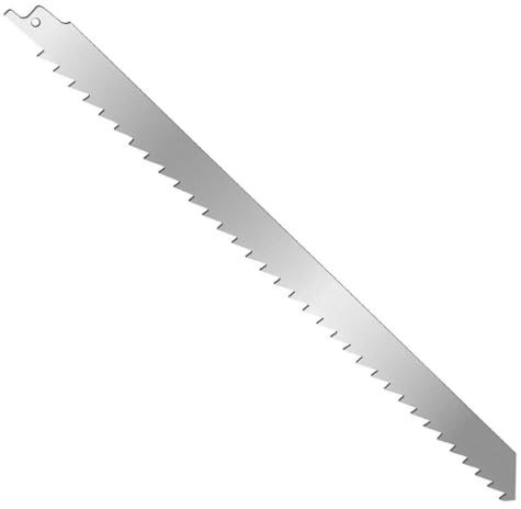 LEILUO 3-teiliges Säbelsägeblatt Set 12 Zoll Fleisch Knochen Eis | Unbeschichteter Edelstahl, 3 TPI, Fleisch, Knochen & Eis sägen. Universal 1/2-Zoll-Schaft. Passend für DeWalt, Makita & mehr