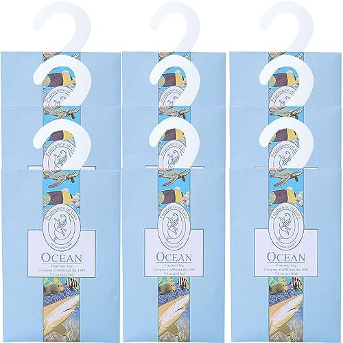 9pcs Wäscheduft Schrank Duftsäckchen Kleiderschrank Dufterfrischer, Duftbeutel Kleiderschrank Duft Hanging Beutel, Schrankdeo Natürlichen Geruch Sachet, Duftsachet, Schrankduft Frische (ocean9)