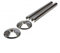 15mm x 200mm Radiator Pipe Sleeve Covers and Pipe Collars in Chrome Effect, Central Heating Clip On Covers Snappit(1Set Chrome)